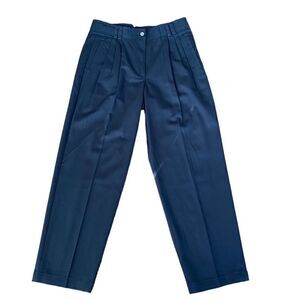 Liz Claiborne Kylie Pant Trousers Pleated Black 12S NWT